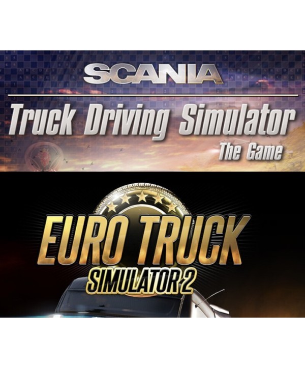Euro Truck Simulator 2 + Scania Truck Driving Simulator Bundle Steam Key GLOBAL